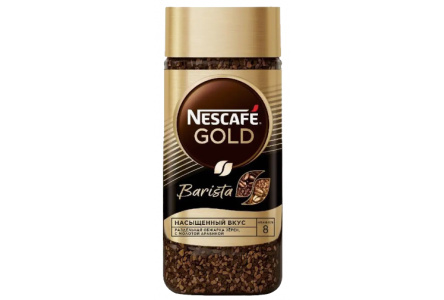 Кофе растворимый NESCAFE GOLD 85гр Barista ст/б 1/6шт 403