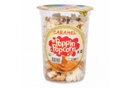 Попкорн POPPIN POPCORN 35гр в Карамельной глазури 1/12шт