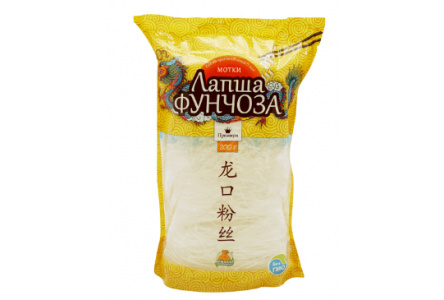 Фунчоза МЕДВЕДЬ ЛЮБИМЫЙ 200гр мотки 1/30шт