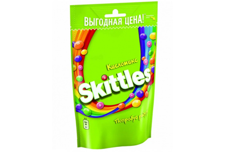 Жевательная конфета SKITTLES 140гр Кисломикс 1/20шт