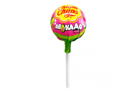 Карамель CHUPA CHUPS 12гр Авокадо/смузи 1/100шт