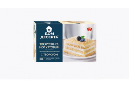 Торт ЧЕРЕМУШКИ 350гр Творожно-йогуртовый 1/6шт