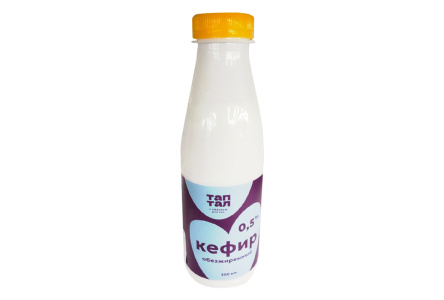 Кефир ТАП ТАЛ 500мл 0,5% обезжиренный пэт бутылка 1/1шт Туймаада Продукт без заменителя молочного жи