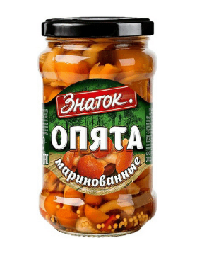 Грибы ЗНАТОК 280гр Опята маринованные ст/б 1/12шт