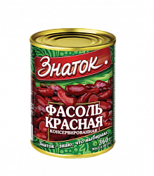 Фасоль ЗНАТОК 360гр Красная ж/б 1/12шт