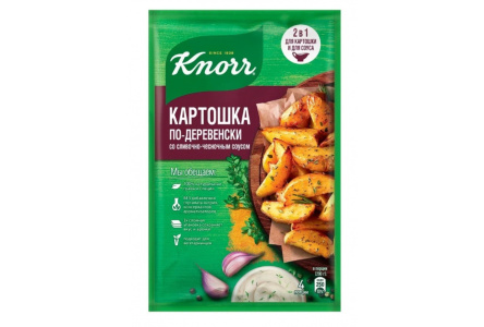 Приправа KNORR 28гр Смесь д/картошечки по-деревенски 1/27шт