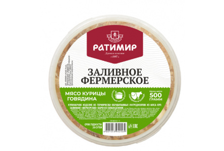 Заливное РАТИМИР 500гр Фермерское 1/1шт