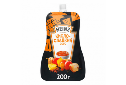 Соус HEINZ 200гр Кисло сладкий дой-пак 1/14шт