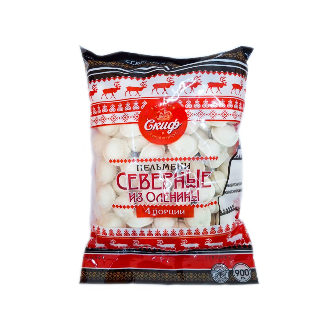 Пельмени СКИФ 900гр Северные из оленины 1/20шт