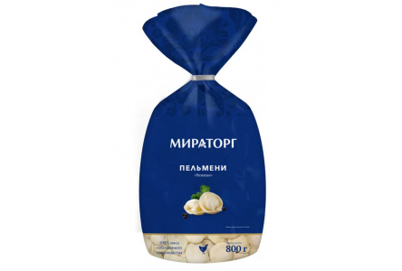 Пельмени МИРАТОРГ 800гр Нежные мини 1/8шт