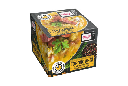 Гороховый БЫСТРО ВКУСНО 250гр С копченостями 1/8шт
