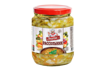 Рассольник ЗНАТОК 500гр ст/б 1/6шт
