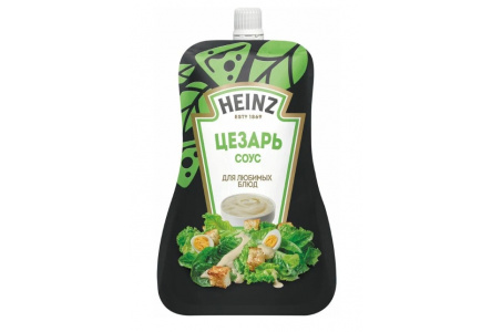 Соус HEINZ 200гр Цезарь дой-пак 1/14шт