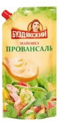 Майонез БУЗДЯКСКИЙ 380гр Провансаль 50%  дой-пак 1/12шт