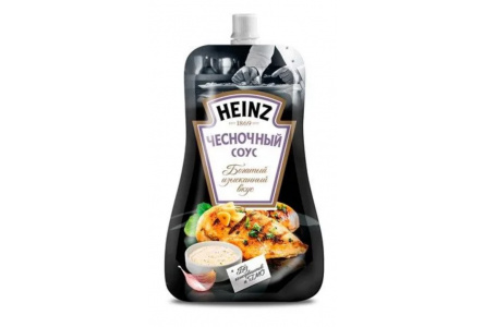 Соус HEINZ 200гр Чесночный дой-пак 1/14шт