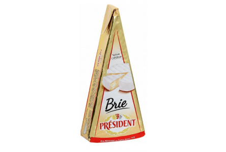 Сыр мягкий PRESIDENT 60% 200гр Brie 1/6шт