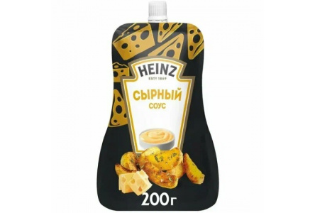 Соус HEINZ 200гр Сырный дой-пак 1/14шт