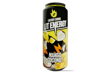 Напиток энерг LIT ENERGY 0,45л Манго/кокос ж/б 1/24шт