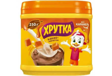 Какао быстрорастворимое ХРУТКА 250гр Карамель пл/б 1/8шт