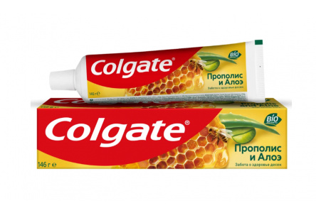 Паста зубная COLGATE 100мл Прополис/Алоэ 1/48шт