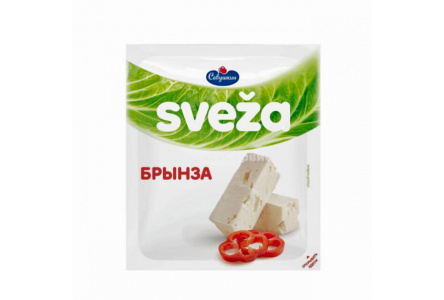 Сыр рассольный САВУШКИН продукт 200гр 45% Брынза Sveza 1/8шт Беларусь