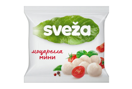 Сыр мягкий САВУШКИН Свежа 250гр 45%  Моцарелла мини 1/6шт