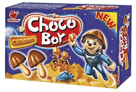 Печенье CHOCO BOY 45гр Карамель 1/30шт