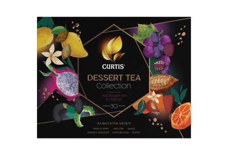 Набор чая CURTIS 58,5гр Dessert Tea Collection сашет 1/10шт