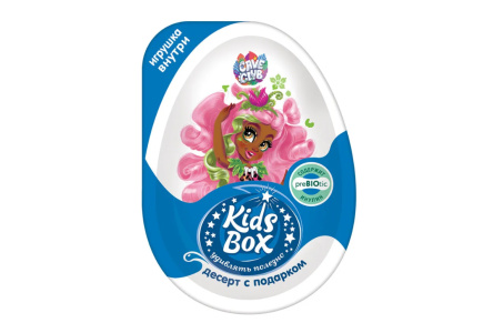 Шоколадное яйцо КИДСБОКС CAVE CLUB 20гр С подарком 1/16шт