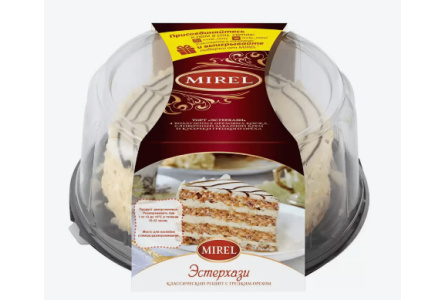 Торт MIREL 650гр Эстерхази 1/6шт
