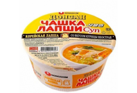 Лапша NONGSHIM 86гр Донсан курица 1/12шт