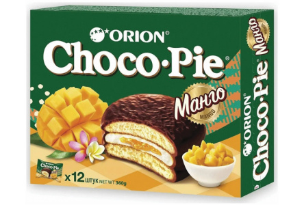 Печенье CHOCO PIE 360гр Mango 1/8шт