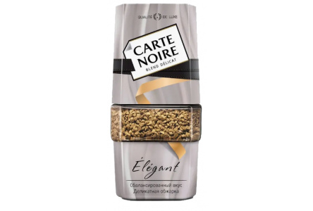 Кофе растворимый CARTE NOIRE 95гр Elegant ст/б 1/6шт