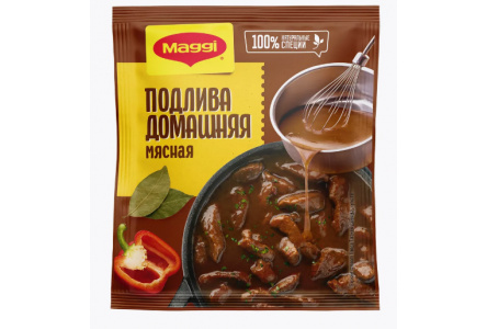 Подлива Магги 90гр домашняя мясная 1/20шт