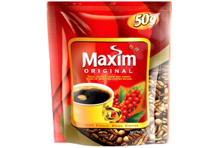 Кофе растворимый MAXIM 50гр м/у 1/18шт