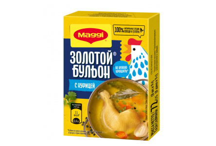 Бульон MAGGI 72гр Золотой с курицей кубики 1/20шт