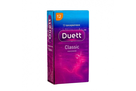 Презервативы DUETT classic №12 1/6шт