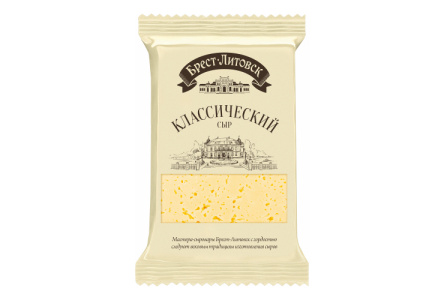 Сыр Классический БРЕСТ-ЛИТОВСК 200гр 45% 1/10шт
