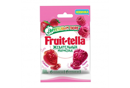 Мармелад жевательный FRUITTELLA 36гр Фруктовое пюре 1/12шт