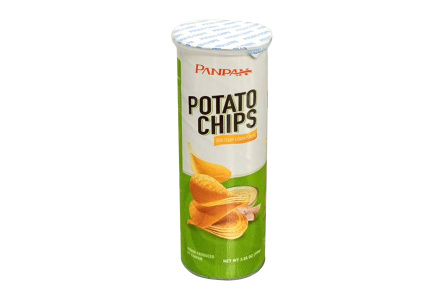 Чипсы POTATO CHIPS 110гр Сметана/лук туба 1/24шт