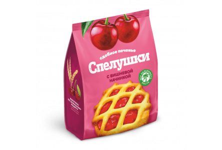 Печенье ДАРЛЕТТО 350гр Спелушки вишня 1/10шт