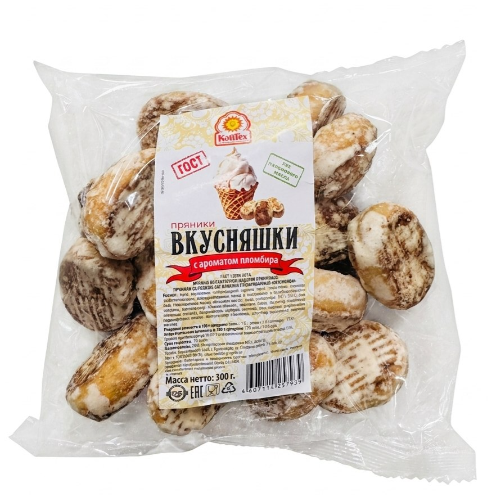 Пряники КОНТЕХ 300гр Вкусняшки 1/14шт