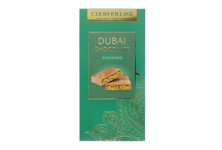 Шоколад CHOKODELIKA DUBAI 180гр молочный Pistachio 1/16шт