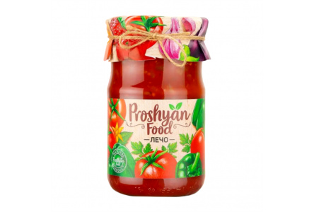 Лечо PROSHYAN FOOD 650гр ст/б 1/12шт