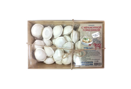 Пельмени с Мраморной Говядиной 500гр 1/12шт