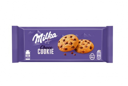 Печенье MILKA 126гр С кусочками молочного шоколада  1/16шт