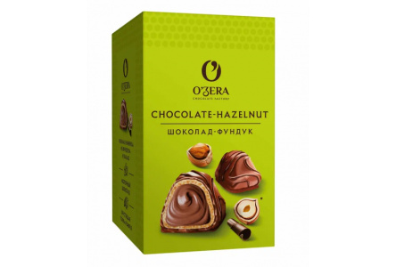 Конфеты OZERA 150гр С ореховой начинкой 1/12шт Яшкино ВК416