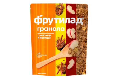 Гранола мюсли ФРУТИЛАД 270гр Яблоко/корица 1/7шт
