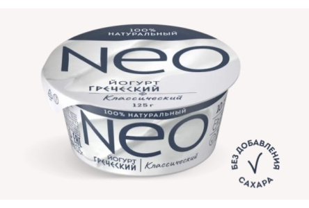 Йогурт NEO 125гр 2% Греческий 1/8шт БЗМЖ