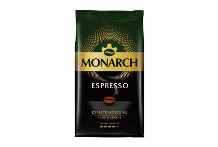 Кофе в зернах MONARCH 1000гр Espresso м/уп 1/4шт